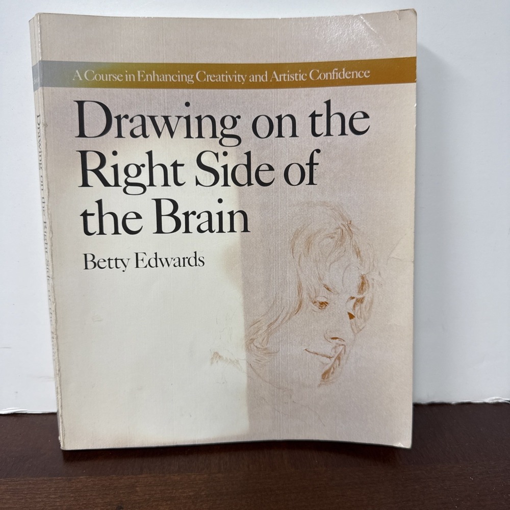 Drawing on the Right Side of the Brain Paperback‎ Betty Edwards Art Instruction